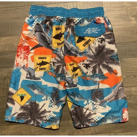 Zeroxposur Youth Swim Trunks Board‎ Shorts Size Medium 10/12 - Picture 3 of 10